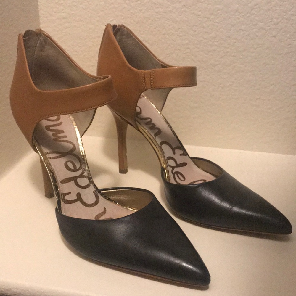 Sam Edelman Black | Camel Heels
